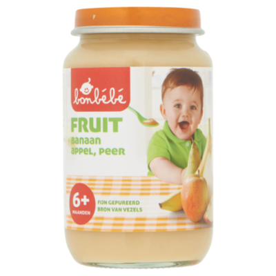 Huismerk 6+ Banaan appel peer
