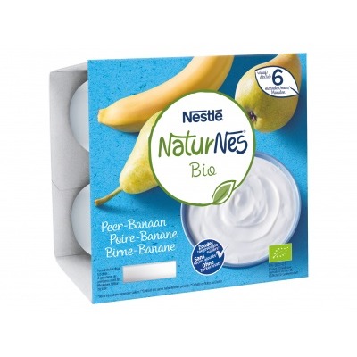 Nestlé Naturnes bio banaan peer