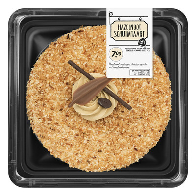Huismerk Hazelnootschuimtaart
