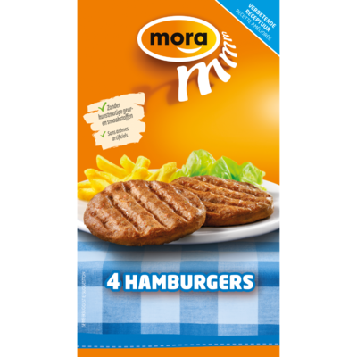 Mora Hamburgers 4 stuks