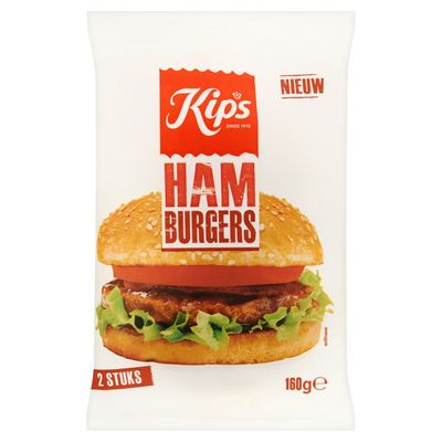 Kips Hamburgers 2 Stuks 160 g