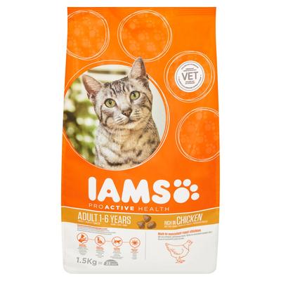 Iams Proactive Health Rich in Chicken 1-6 Jaar 1,5 kg
