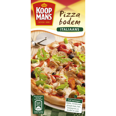 Koopmans Mix voor pizzabodem Italiaans