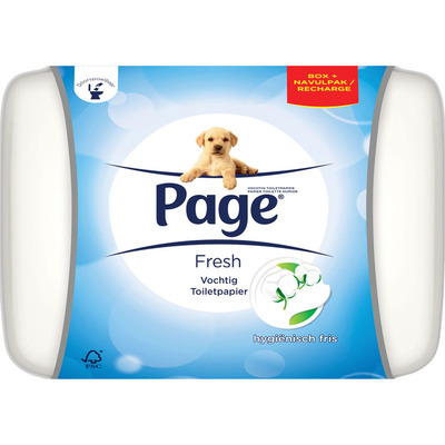 Page Vochtig toiletpapier fresh (bewaardoos)