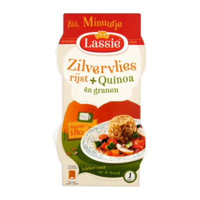 Lassie Minuutje Zilvervlies Rijst + Quinoa én Granen