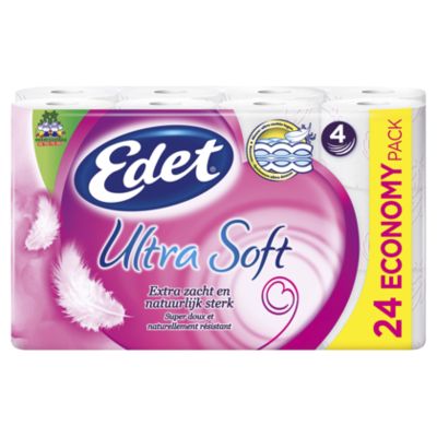 Edet Ultra Soft Toiletpapier 4-lgs 1x24