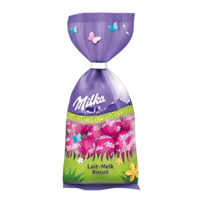 Milka Pasen Biscuit Melk Chocolade Paaseitjes