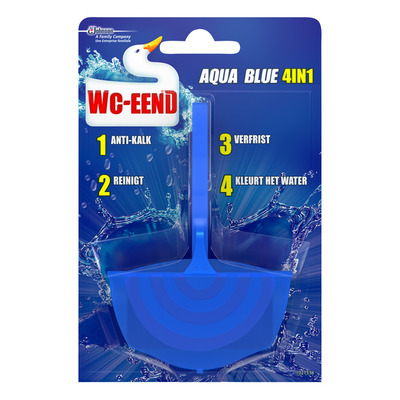 WC Eend Toiletblok aqua blue