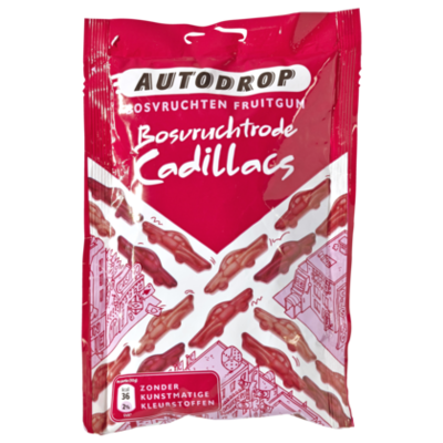 Autodrop Rode cadillacs