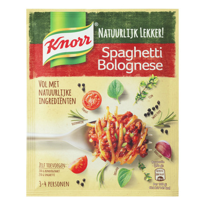 Knorr Natuurlijk lekker spaghetti bolognese