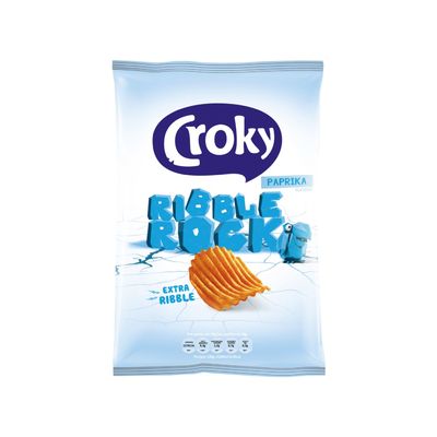 Croky Ribble Rock Paprika 130 Gram