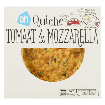 AH Mini quiche tomaat mozzarella