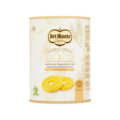 Del Monte Gold Ananasschijven op Sap