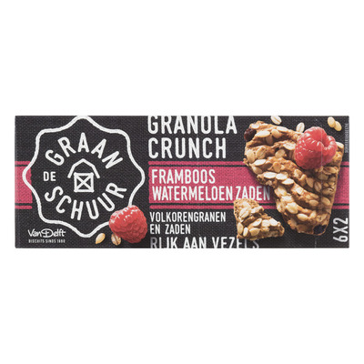 De Graanschuur Granola crunch framboos