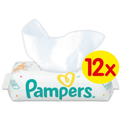 Pampers Babydoekjes sensitive 12-pak