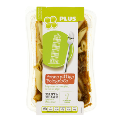 PLUS Penne pittige bolognese