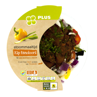 PLUS Stoommaaltijd kip tandoori