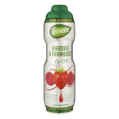 Teisseire Aardbei/ framboos 0% suiker