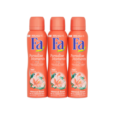 Fa Paradise Moments Hibiscus Scent Deodorant Mega Voordeel