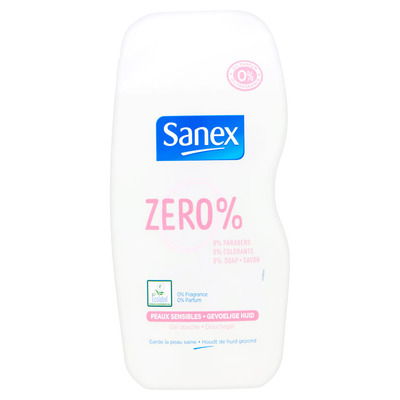Sanex Zero% gevoelige huid douchegel