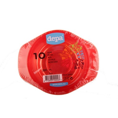 Depa Tafelen Plastic Schaaltje Rood