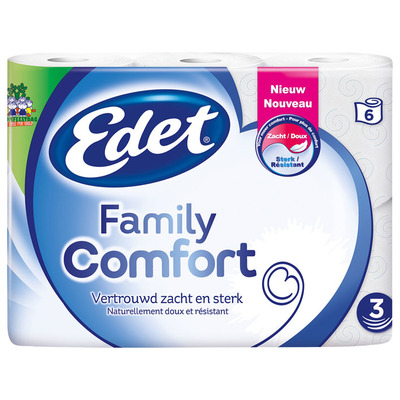 Edet Family comfort toiletpapier 3-laags