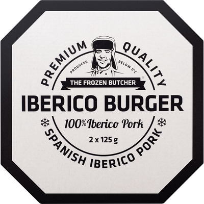 The Frozen Butcher Iberico burger 100% iberico pork