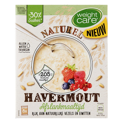 Weight Care Afslankmaaltijd naturel havermout