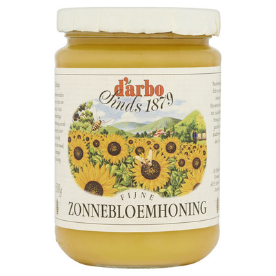 D'arbo Fijne zonnebloemhoning