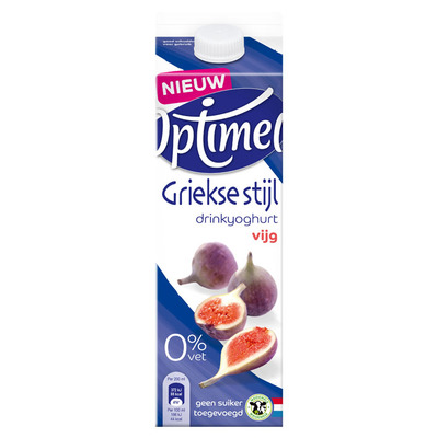 Optimel Griekse stijl drinkyoghurt vijg