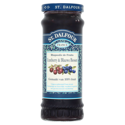 St. Dalfour Cranberry & Blauwe Bessen 284 g