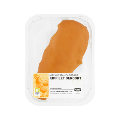 Huismerk Nieuwe Standaard Kip Kipfilet Gerookt
