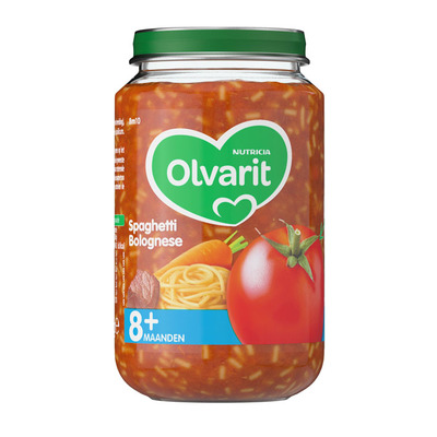 Olvarit Spaghetti bolognese 8+ mnd