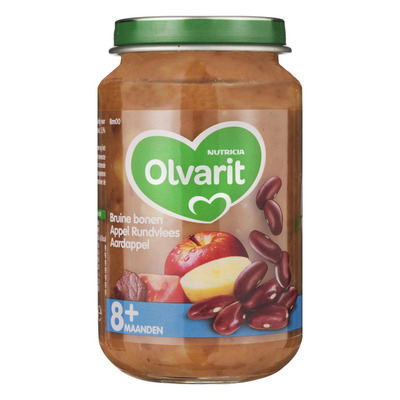 Olvarit Bonen appel rundvlees aardappel 8+ mnd