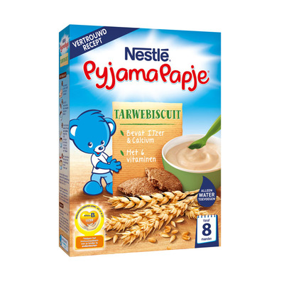 Nestlé Pyjamapapje tarwebiscuit 8 mnd