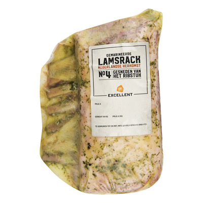 Huismerk Lamsrack gemarineerd