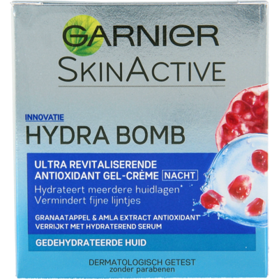 Garnier Skin Active Hydra Bomb Gel-crème Nacht Droge Huid
