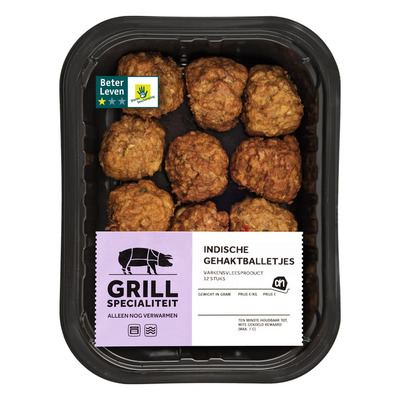 AH Grill Indische gehaktballetjes