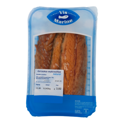 Vis Marine Makreelfilet gerookt