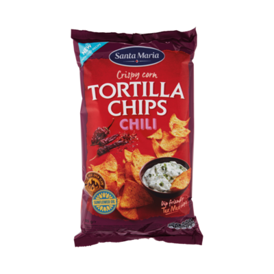 Santa Maria Crispy Corn Tortilla Chips Chili