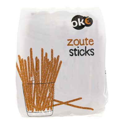 Budget Huismerk Zoute sticks