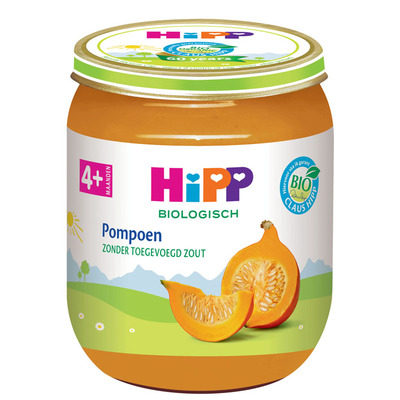 Hipp Pompoen biologisch 4 maanden