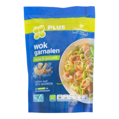 Huismerk Wokgarnalen rauw & gepeld