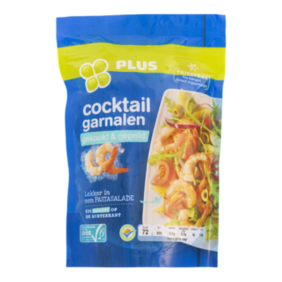 Huismerk Cocktailgarnalen gekookt & gepeld