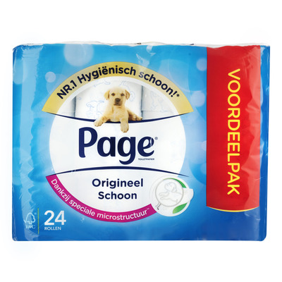 Page Origineel schoon toiletpapier
