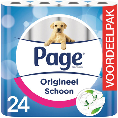 Page Origineel schoon toiletpapier