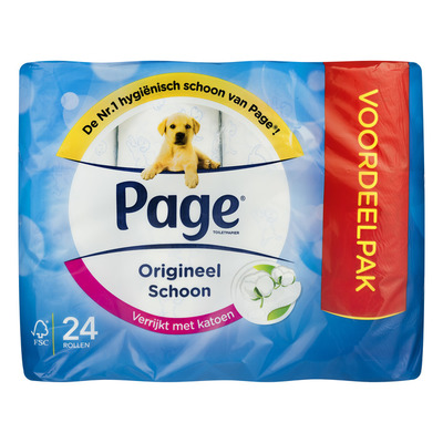 Page Origineel schoon toiletpapier