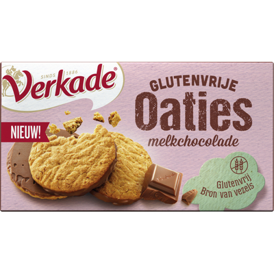 Verkade Glutenvrije oaties melkchocolade