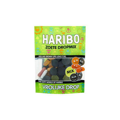 Haribo Vrolijke Drop Zoete Dropmix 220 G