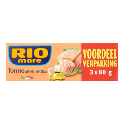Rio Mare Tonijn in Olijfolie Voordeel Verpakking